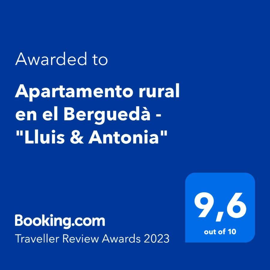 Apartamento Rural En El Bergueda "Lluis & Antonia" A Ac Sant Jordi de Cercs Dış mekan fotoğraf
